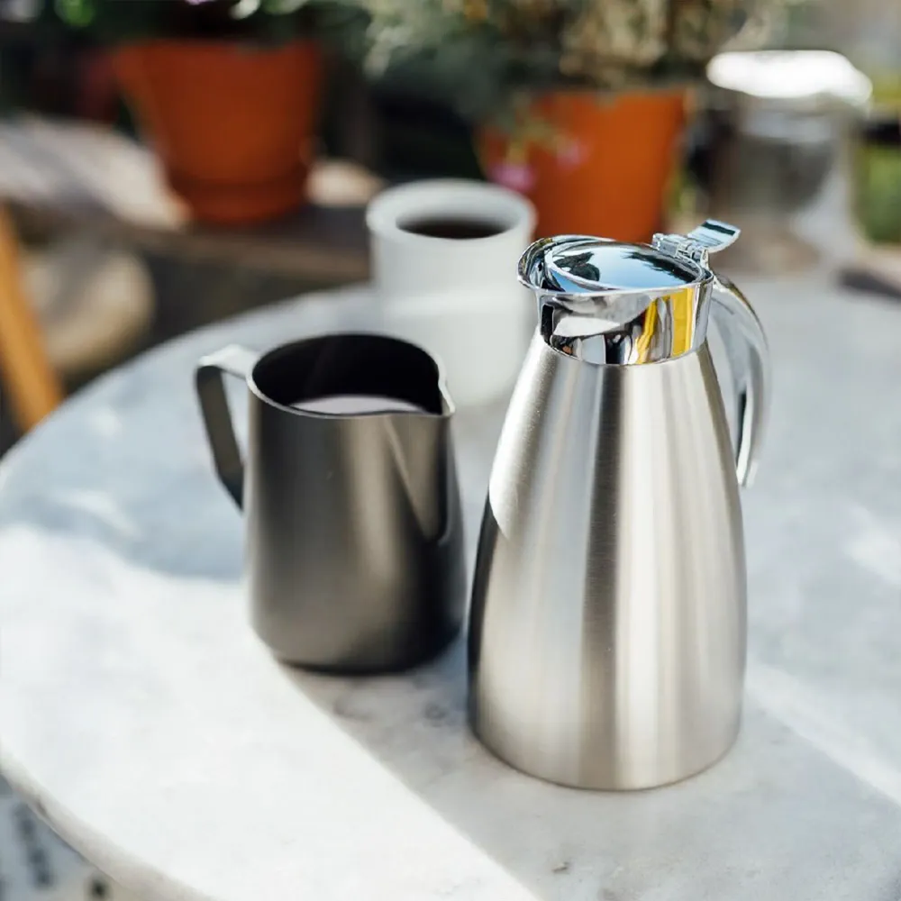 Vakuumkande - PRO - Rustfrit stål - 0,6 Liter - Automatisk betjening med én hånd