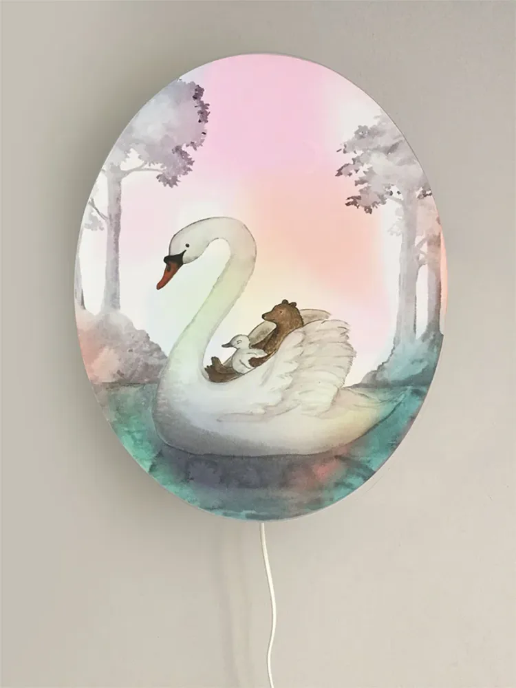 Swan Princess - Væglampe