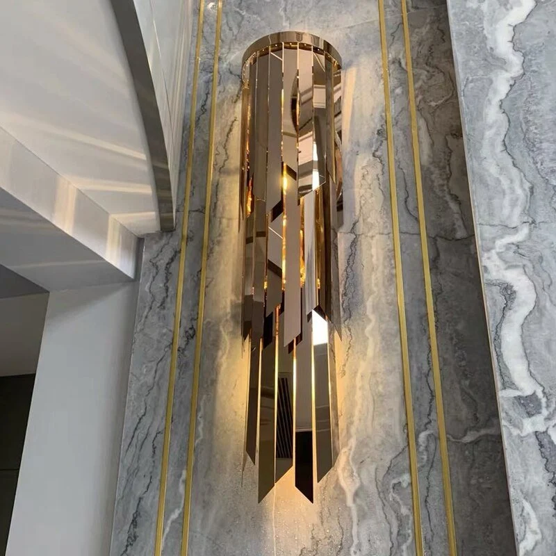 Kreativ Luksus Moderne Guld Væglampe Til Soveværelse Stue Belysningsarmatur Væglampe ATY Home Decor