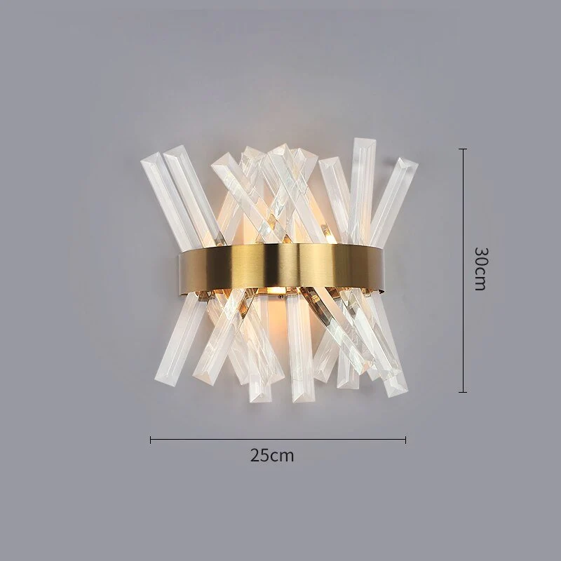 Krystal Væglampe Soveværelse Ved Siden af Guld Væglamper Badeværelse Led Væglampe ATY Home Decor