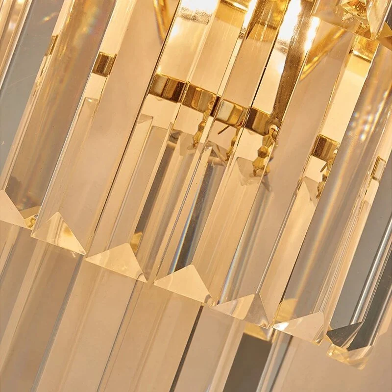 Luksus Krystal Stue Væglampe Belysning Guld Krom poleret stål Væglampe Soveværelse Gang ATY Home Decor