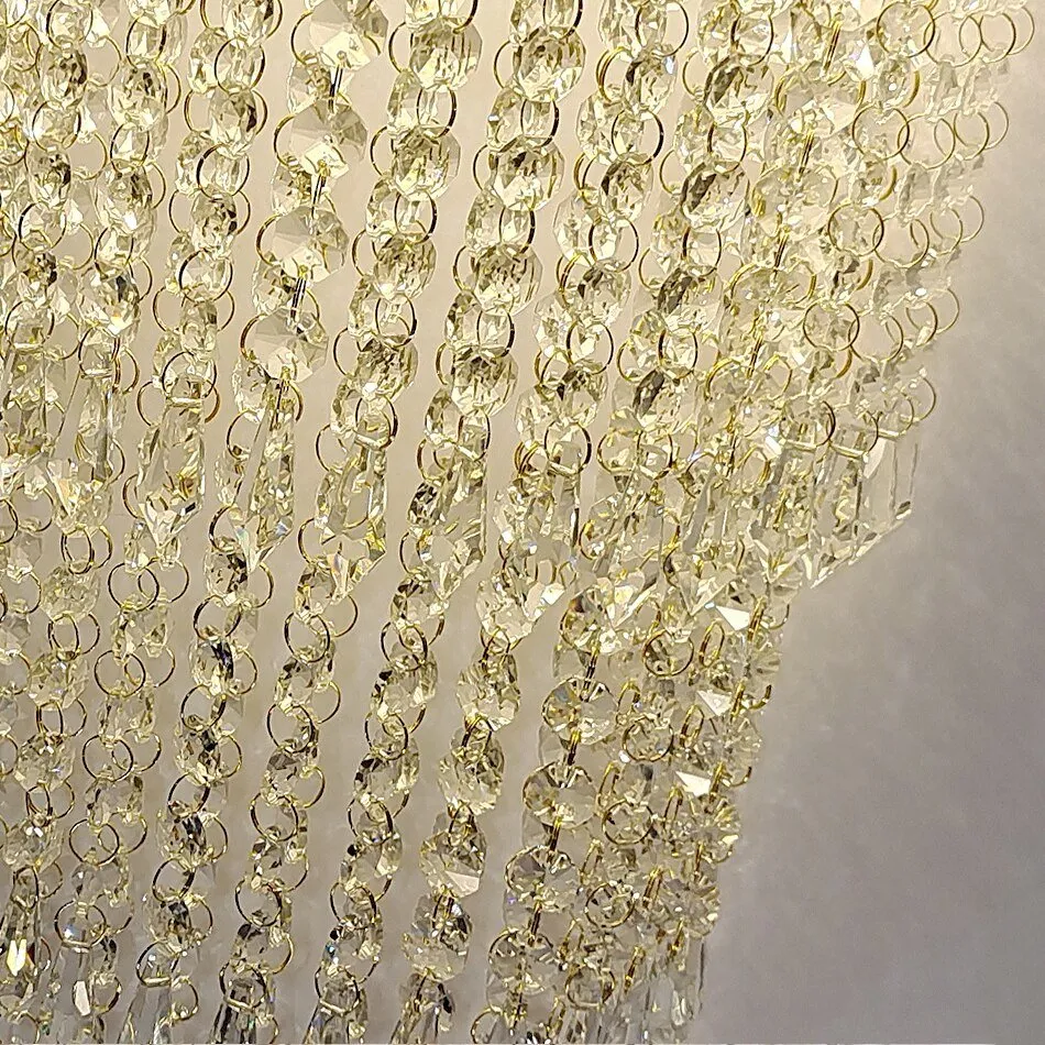 Moderne Kreativ Guld Krystal Sengelampe Led Soveværelse Lys Væg Scones Indendørs Krystal Luster ATY Home Decor