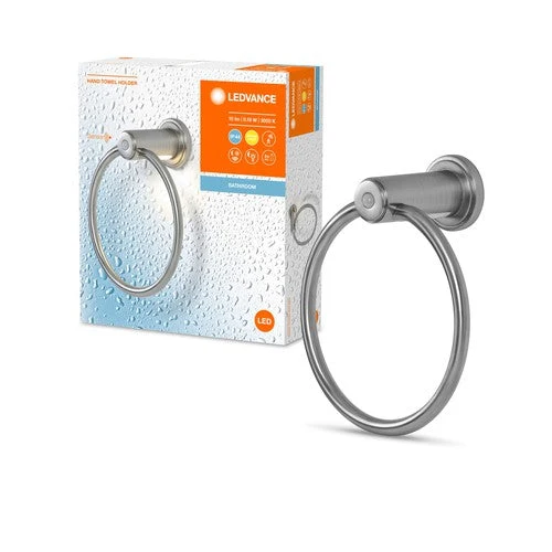 LEDVANCE Bathroom Hand Towel Holder Sensor 10lm 0,18W/830 190mm børstet nikkel