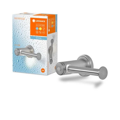 LEDVANCE Bathroom Toilet Holder Sensor 10lm 0,18W/830 179mm børstet nikkel