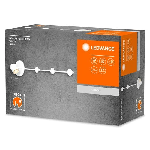 LEDVANCE DECOR Perchero knage 765 mm, hvid, GU10