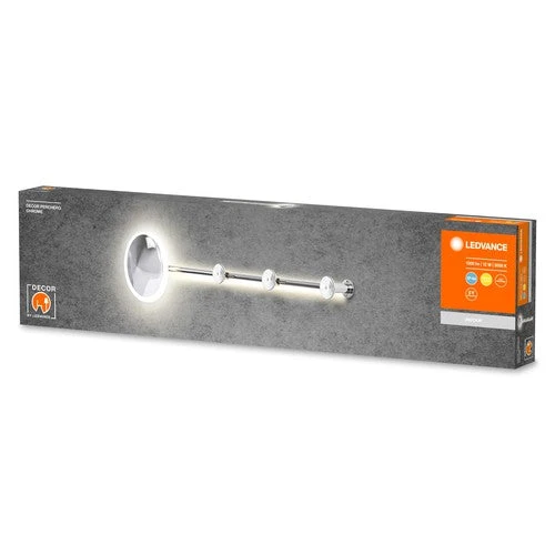 LEDVANCE DECOR Perchero knager 850 mm, IP44, krom