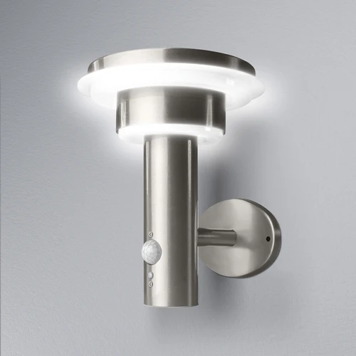 LEDVANCE ENDURA® Style Double Circle Solar LED-væglampe med sensor 6W / 3000K Varm hvid