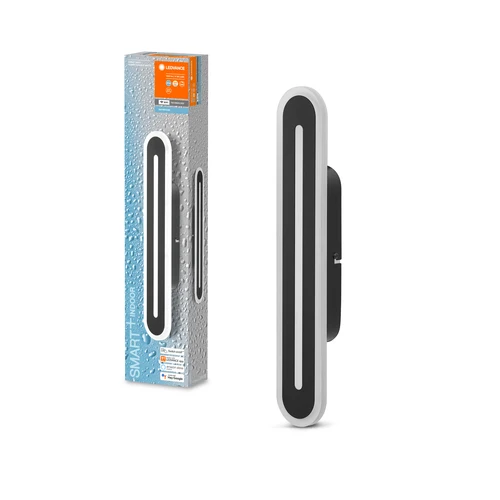 LEDVANCE SMART+ Wall Orbis Bath 1600lm 17W/830-865 400x70mm sort IP44 WiFi