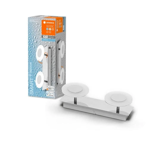 LEDVANCE SMART+ Wall Orbis Wave 1400lm 15W/830-865 320mm krom IP44 WiFi