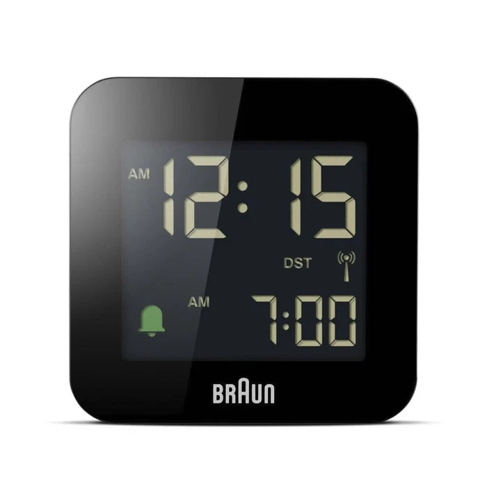 Braun - Vækkeur digitalt radiostyret BC08B-DCF - Sort 5,75 cm