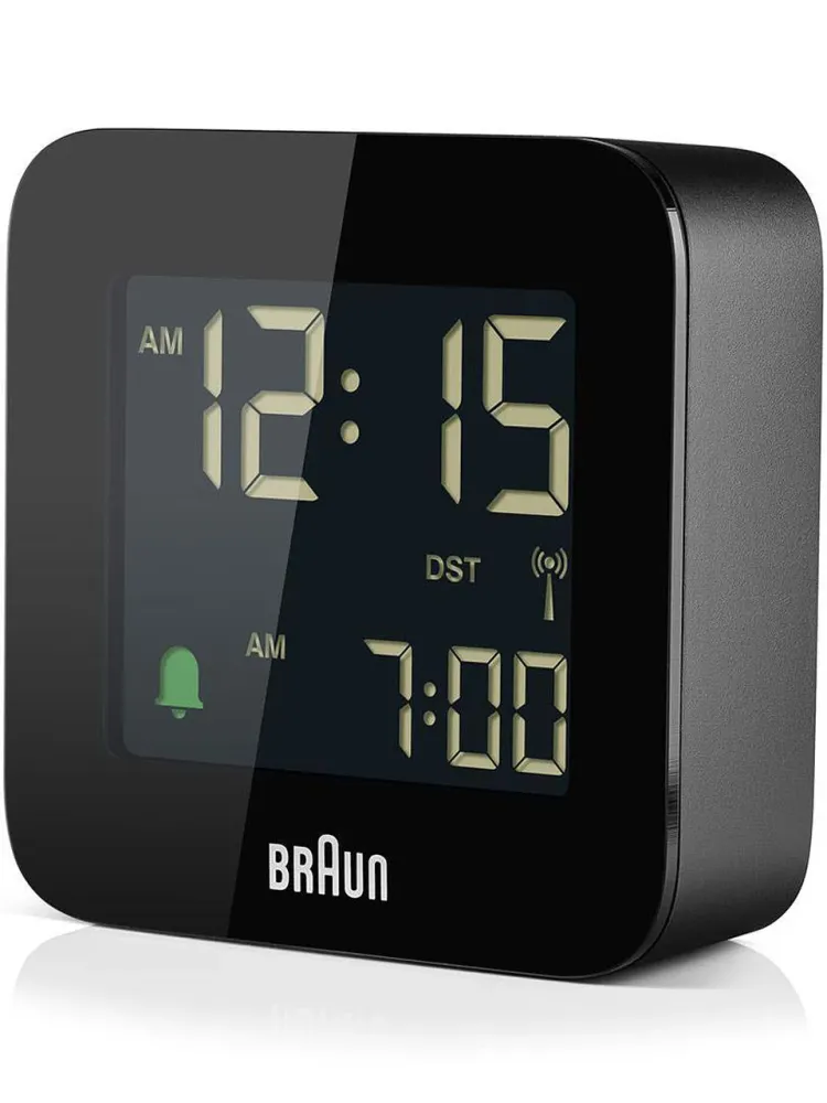 Braun - Vækkeur digitalt radiostyret BC08B-DCF - Sort 5,75 cm