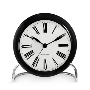 Roman Alarm sort - Vækkeur/bordur