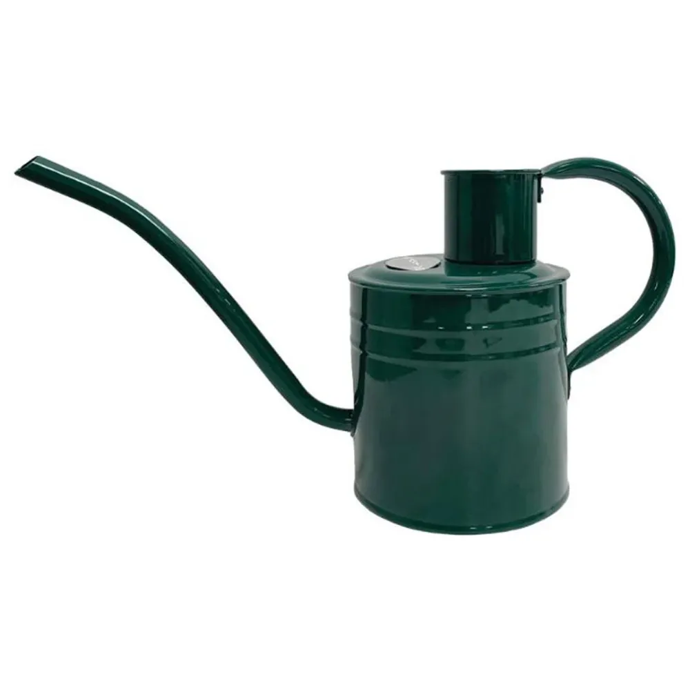 Vandkande til Stueplanter 1L – Mørkegrøn Metal Vandkande med Lang Tud