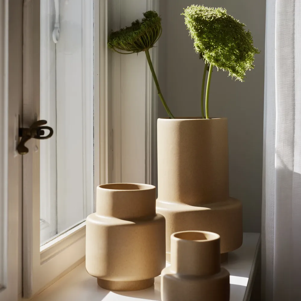 Hurricane Ceramic, Small - Soft ochre