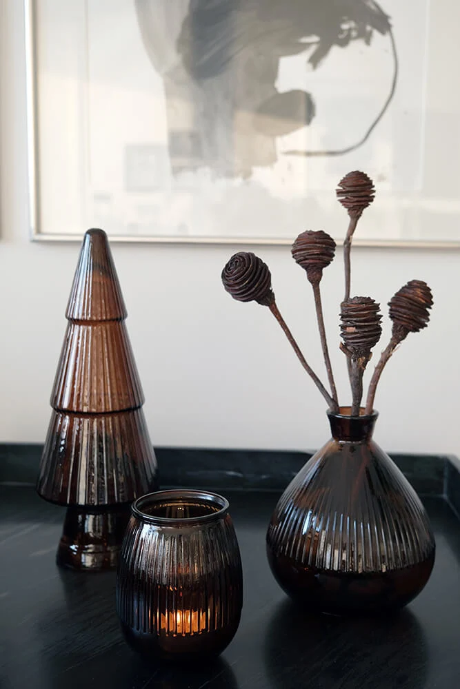 Keaton vase - chokolade