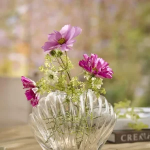 Ib Laursen - Muslingevase klart glas - Glas - 0353-00