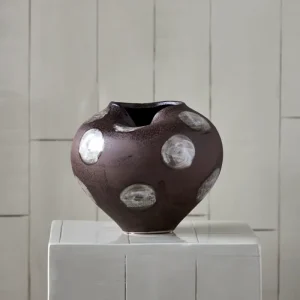 Vase, HDExpo, Brun;Råhvid