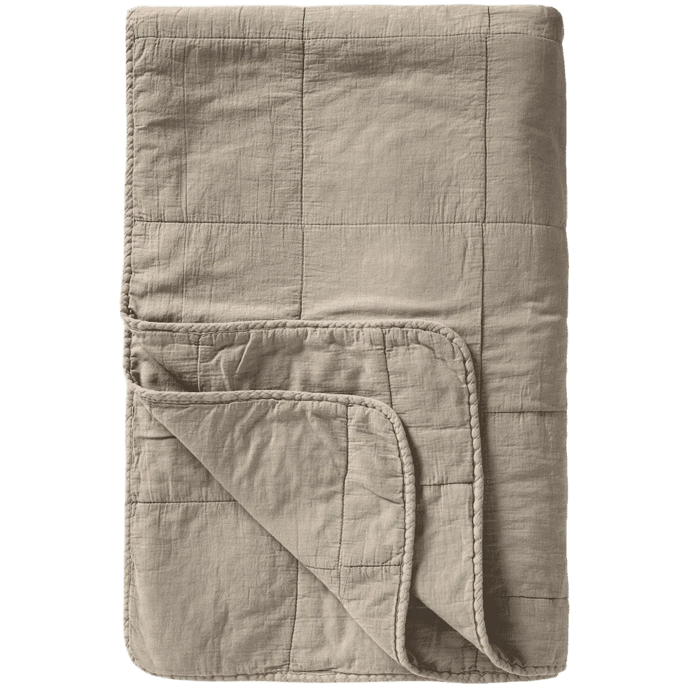 Quilt Tæppe - Bomuld - Linen (76)