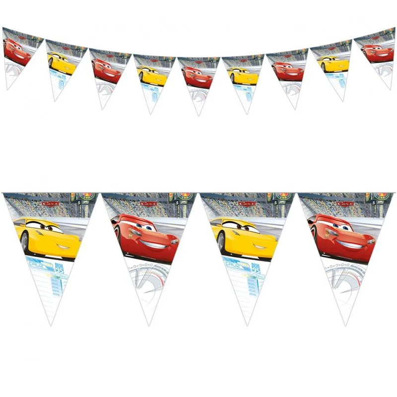 Cars 3 plast vimpel, 230 cm.