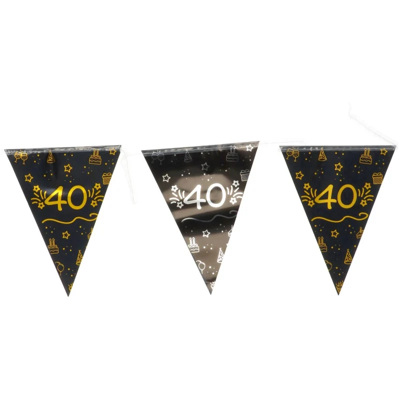 40 års vimpler, 4 m.