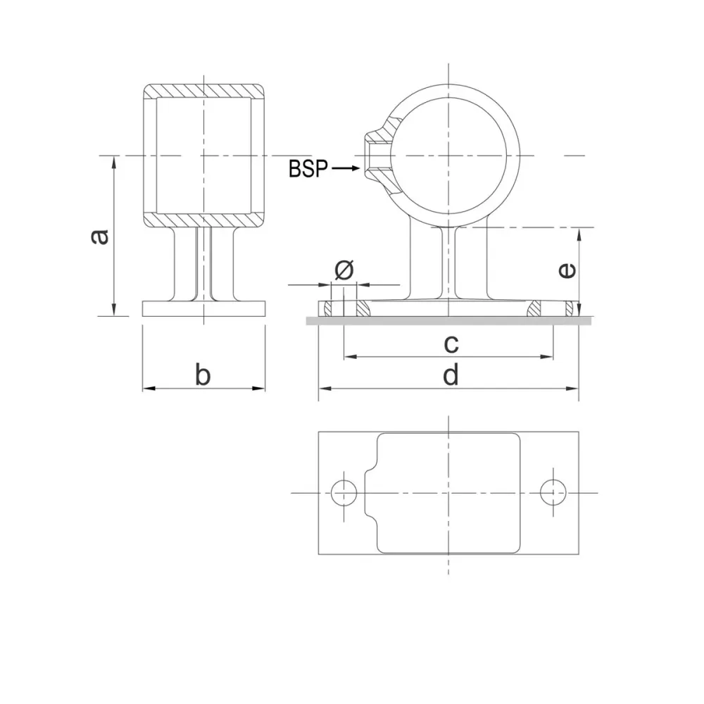 Afstandsholder, Clarrods Old-style Brown - CL143-VB