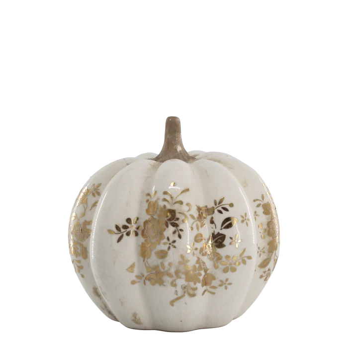 Anniversary Melun Græskar 17,5x18,5 cm Antique Alabast med Gulddetaljer