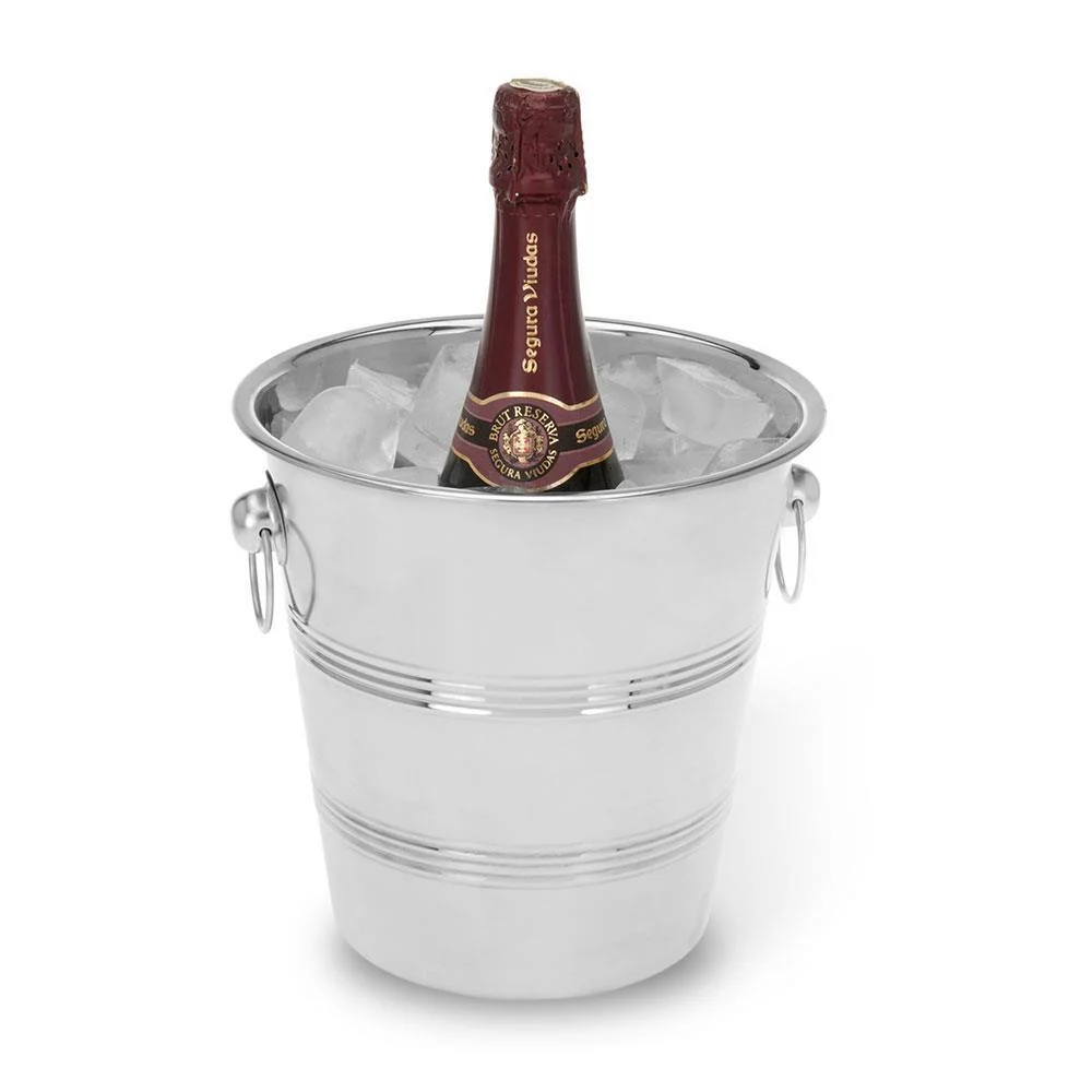 Champagne køler - Rustfrit chromed Ø22 cm