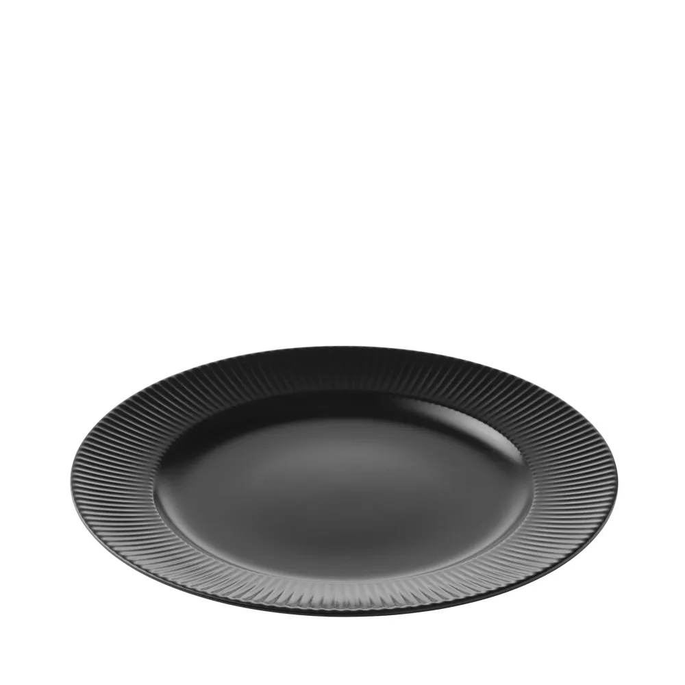 Groovy middagstallerken Ø27 cm onyx stentøj