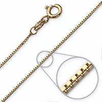 14 kt. guld Venezia kæde 0,9mm (585) 36
