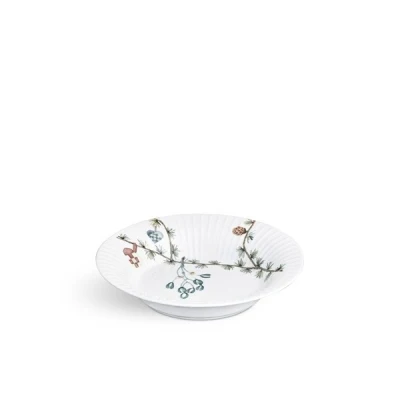 Kähler - Hammershøi Christmas Dyb tallerken Ø21 cm ivory m. deko
