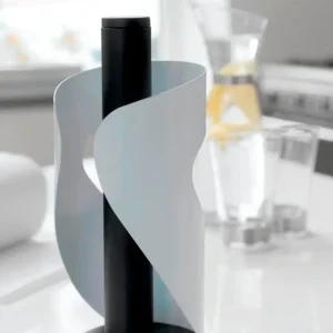 Køkkenrulleholder - White steel | Lead-Free Crystal |