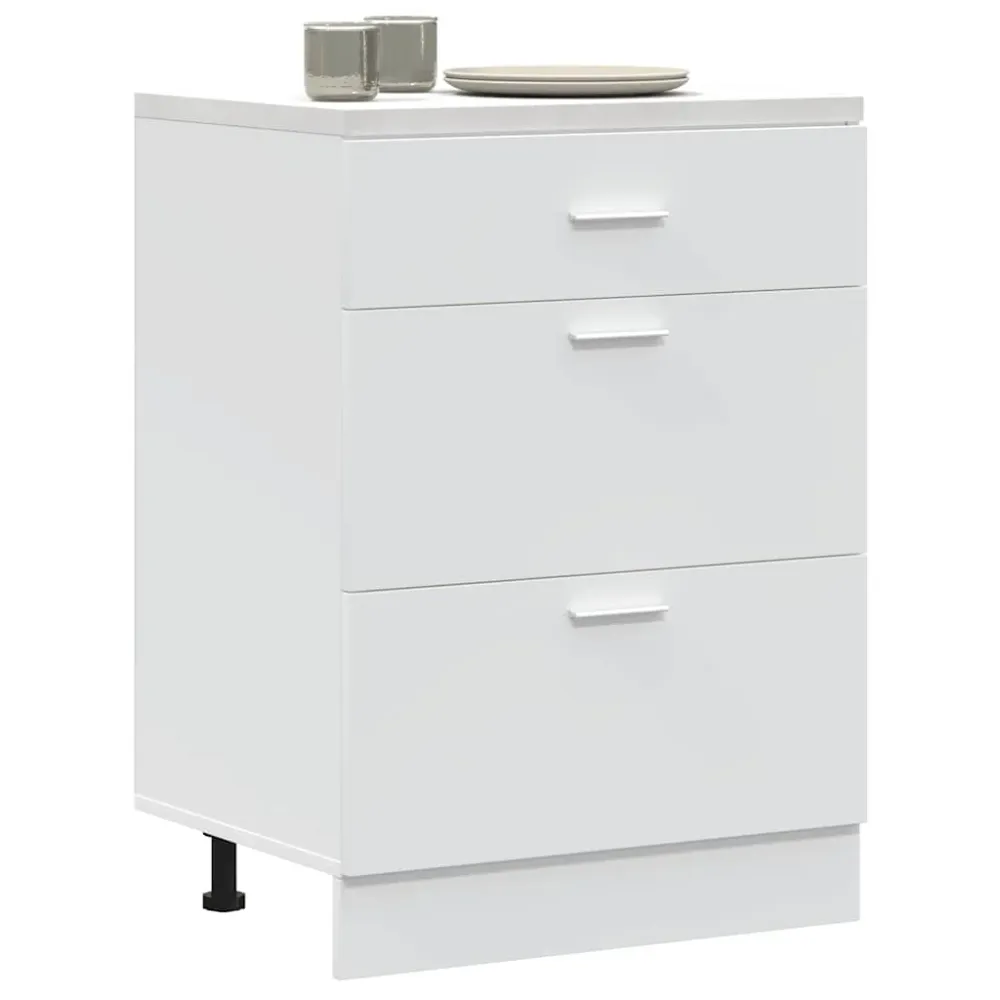 Køkkenunderskab "Lyon" Hvidt Manufactured Træ