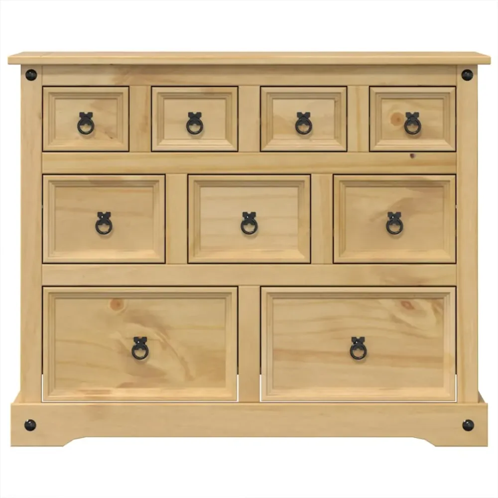 Kommode Corona 101X45X82 Cm Massivt Fyrretræ