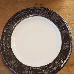 Pillivuyt Tallerken Ø 21,5 cm - Brasserie Ebony