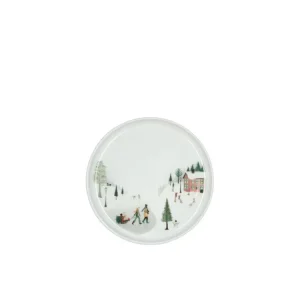Pillivuyt Vinter flad tallerken flad lige kant 15,5 cm