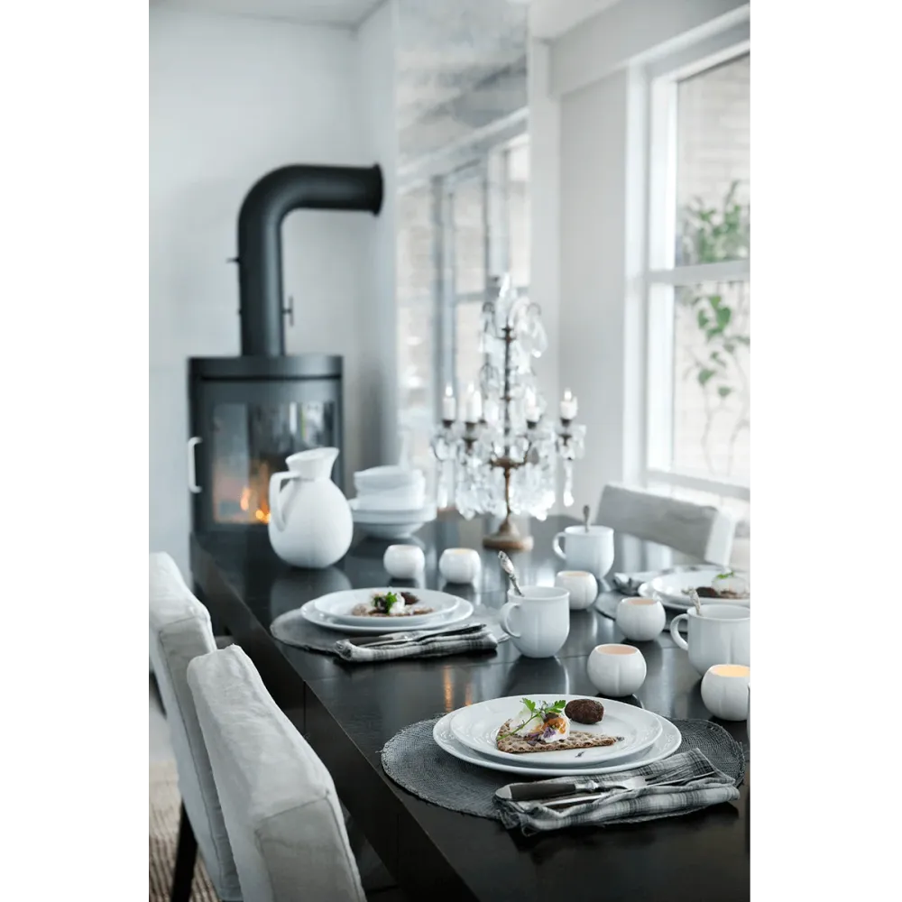 Rosendahl - GRAND CRU PLUSH - Tallerken, Hvid Ø27 (4 stk.)