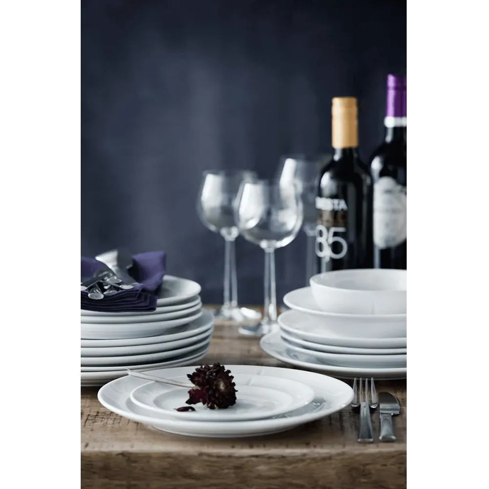 Rosendahl - GRAND CRU PLUSH - Tallerken, Hvid Ø27 (4 stk.)