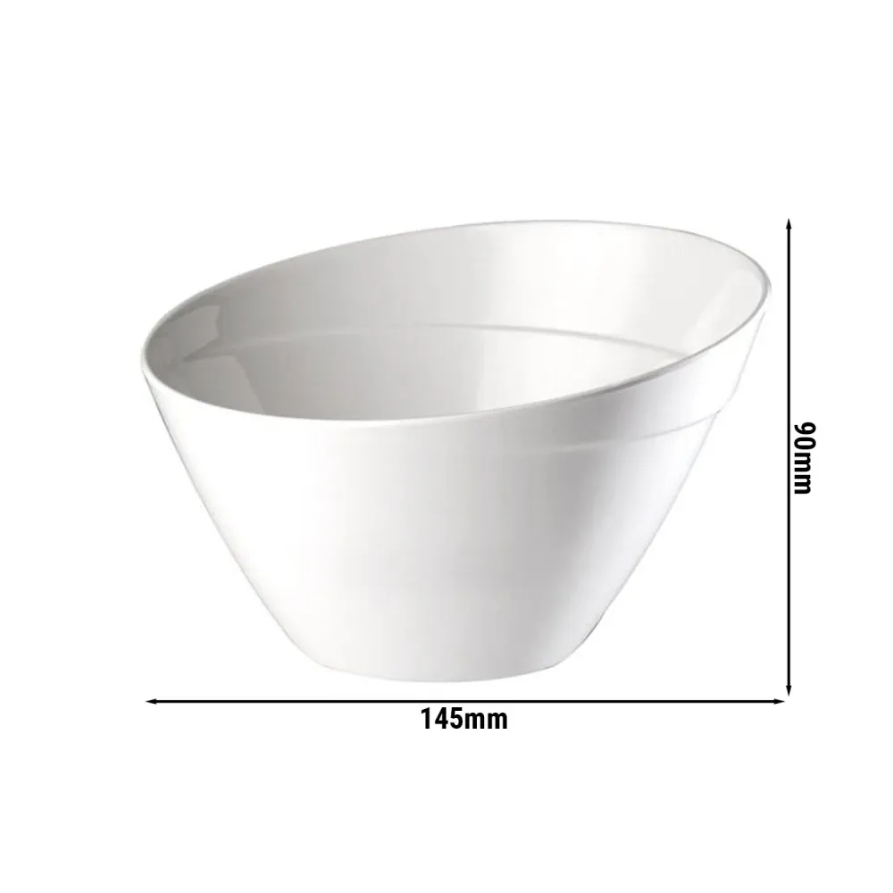 (6 stk.) Skål - BALANCE - Melamin - 0,4 Liter - Ø 145 mm - Kridt