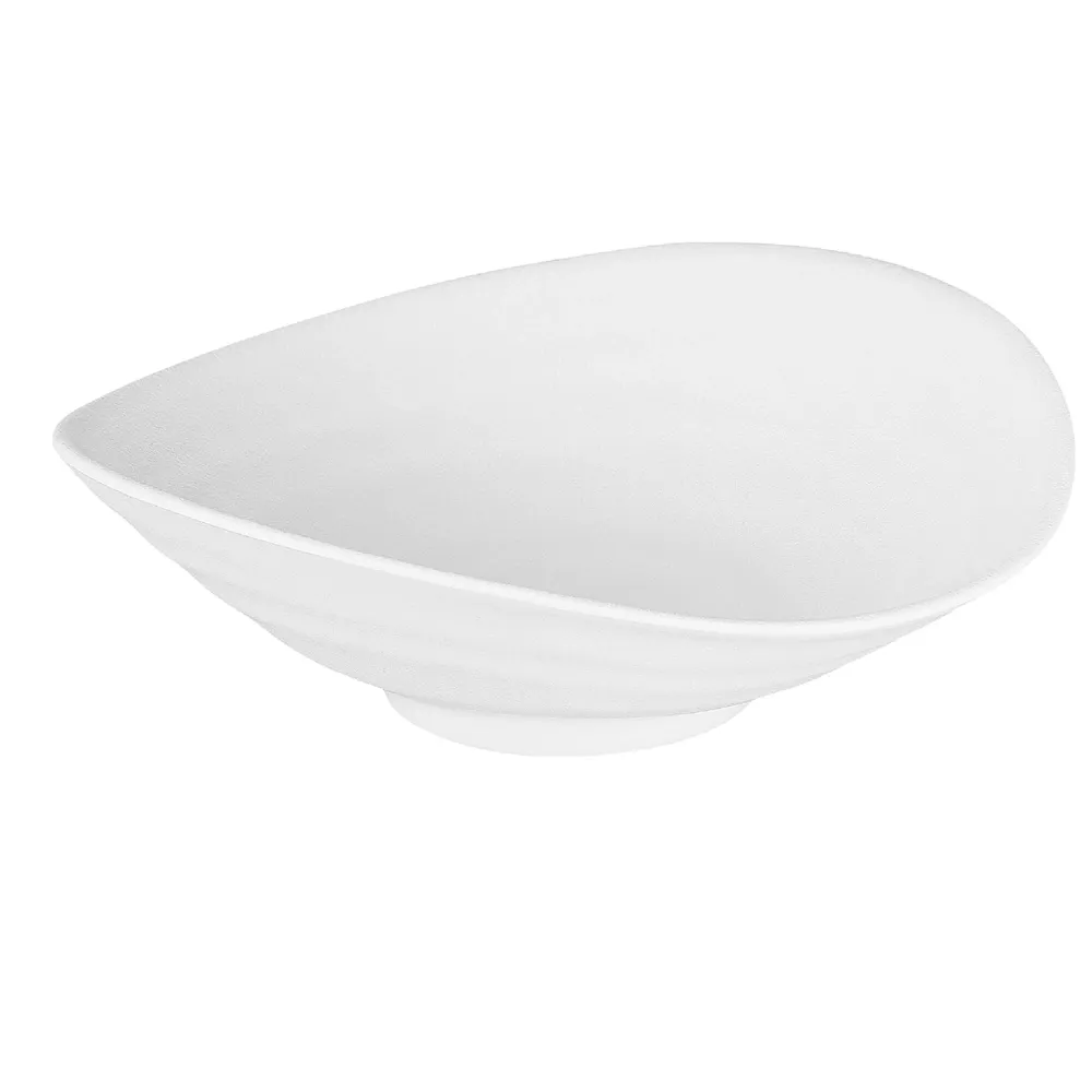 (6 stk.) Skål - ZEN - Melamin - 0,2 Liter - 175x155mm - Alabast