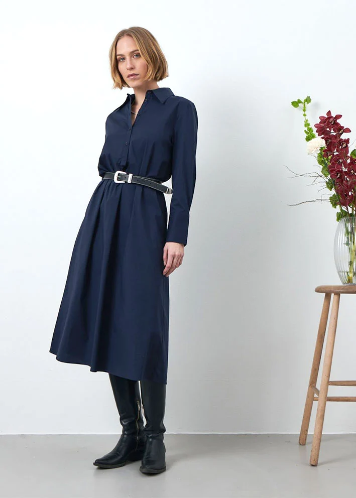 Vacuum Seal La Rouge Kamilla Shirt Dress - Wine