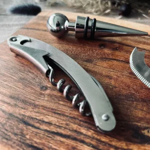 Vin og oste sæt - Oplukker og knive Gift Box
