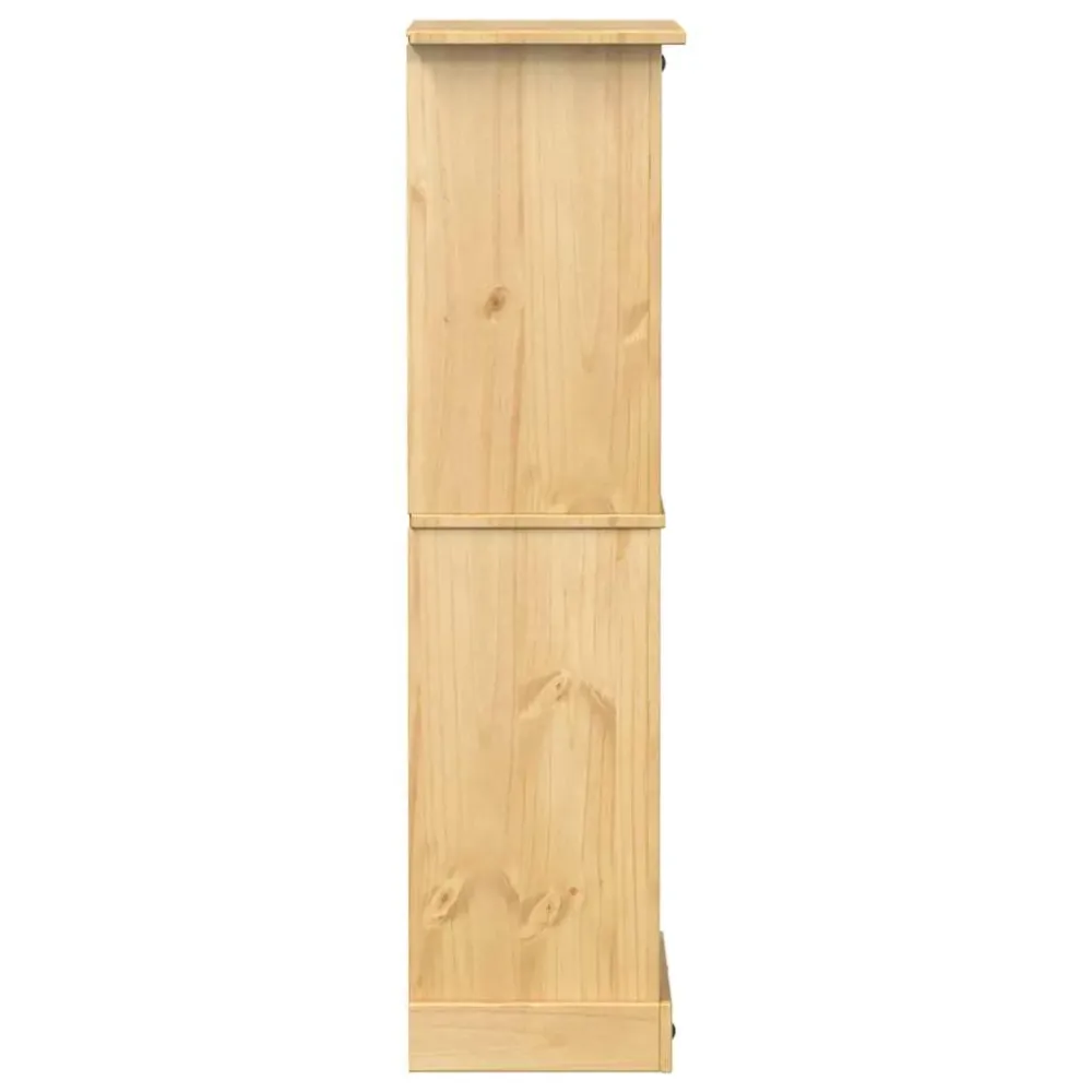 Vinreol Corona 56X35X134,5 Cm Massivt Fyrretræ