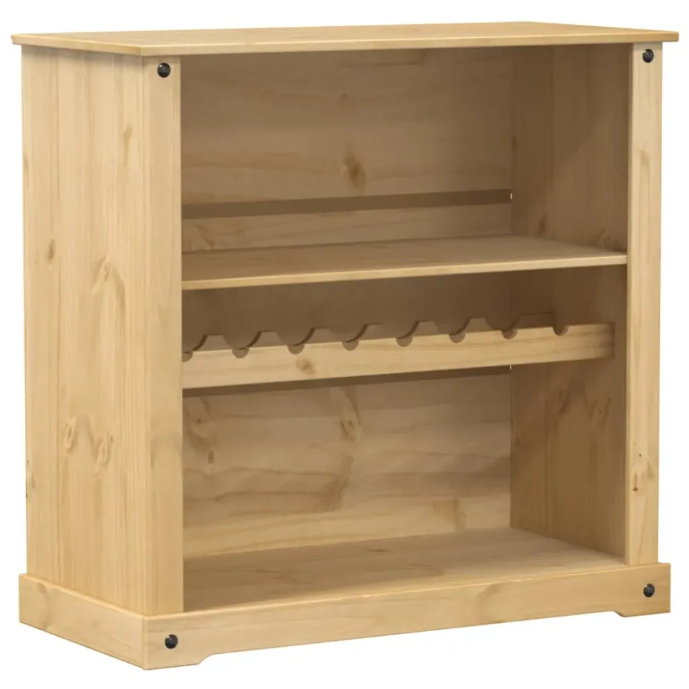 Vinskab Corona 107,5X51X105,5 Cm Massivt Fyrretræ