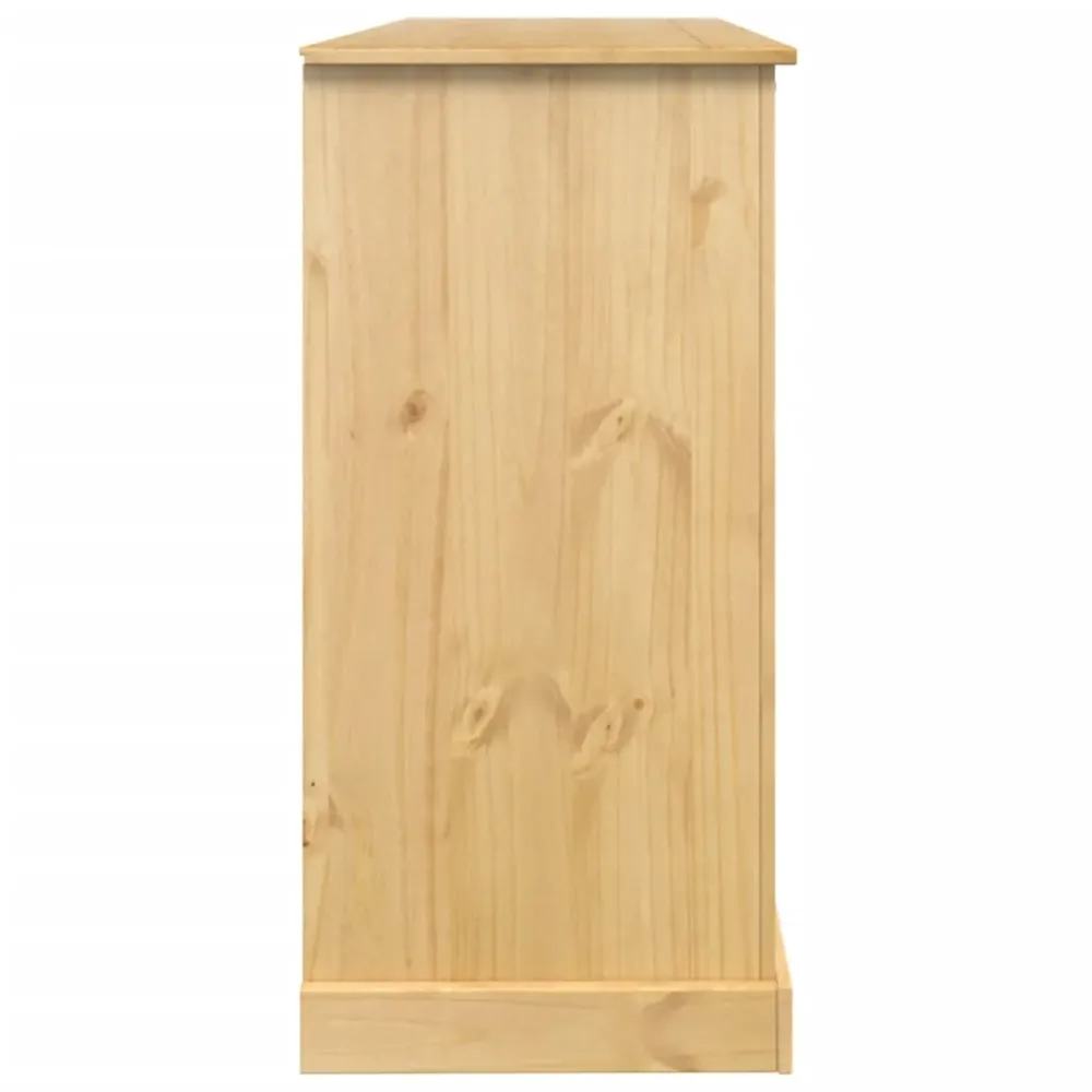 Vinskab Corona 107,5X51X105,5 Cm Massivt Fyrretræ