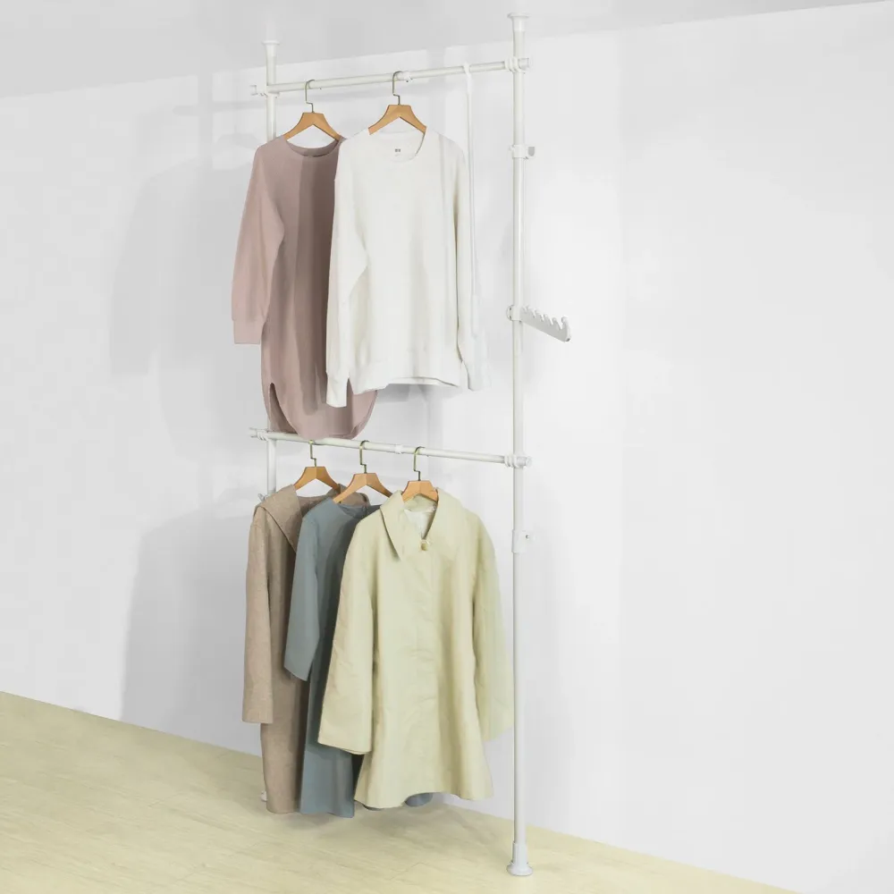 Walk- closet modulær garderobe, ivory