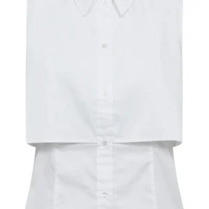 Co´Couture - Sannacc Double Layer Top 35840 - 4000 - White Xs