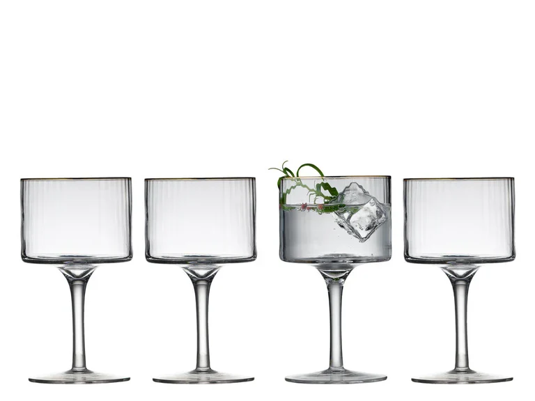 Lyngby Glas - Palermo Golden Gin & tonic-glas 32 cl - 4 stk