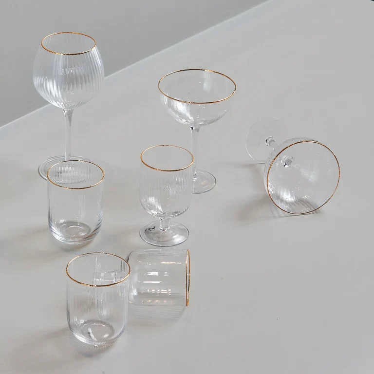 Lyngby Glas - Palermo Golden Gin & tonic-glas 32 cl - 4 stk