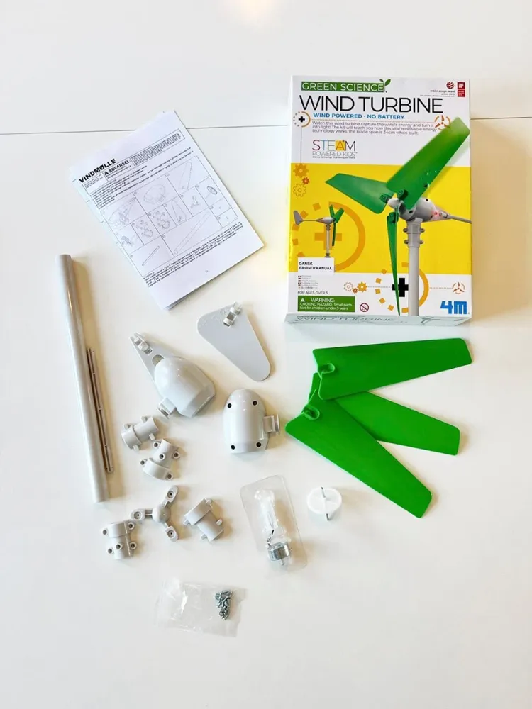 4M Mint Science - Byg-din-egen Vindmølle - Fra 5 år.
