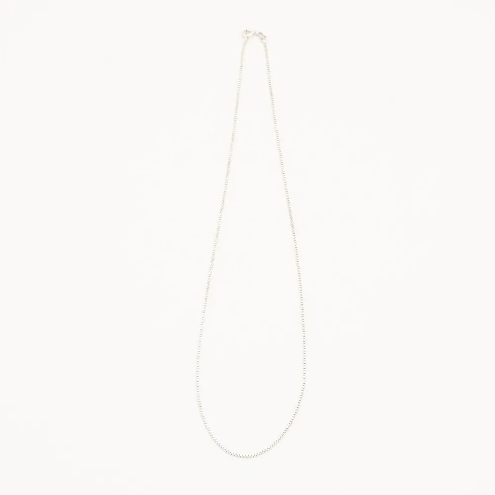 Venezia Halskæde i 14K hvidguld, 43.5 cm, 2.56 g